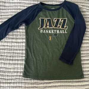 Utah jazz NBA baseball shirt 5T